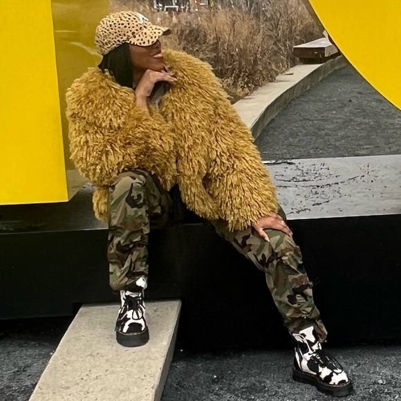 Free People Stargazer faux fur coat - Picture 3 of 3